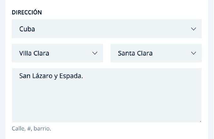 Dirección del negocio