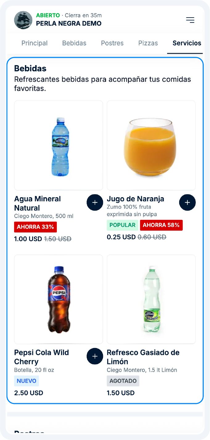 Categoría con descripción