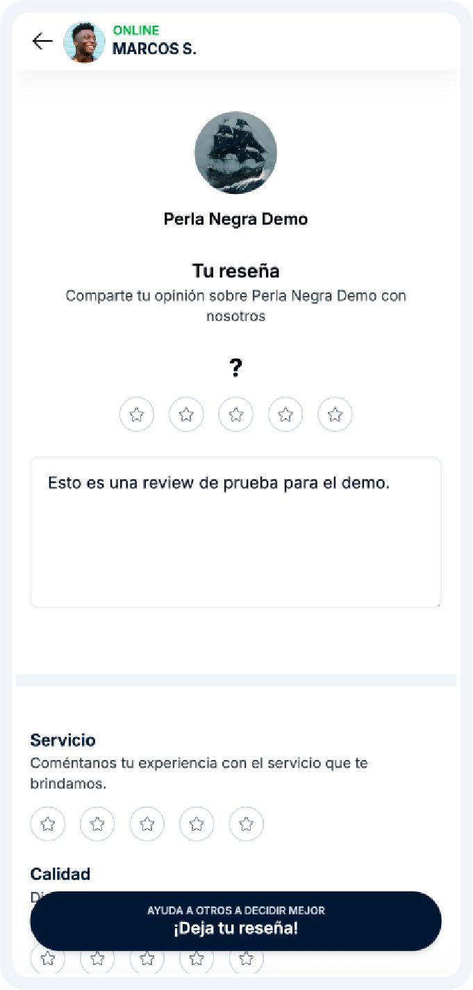 Dejar una reseña